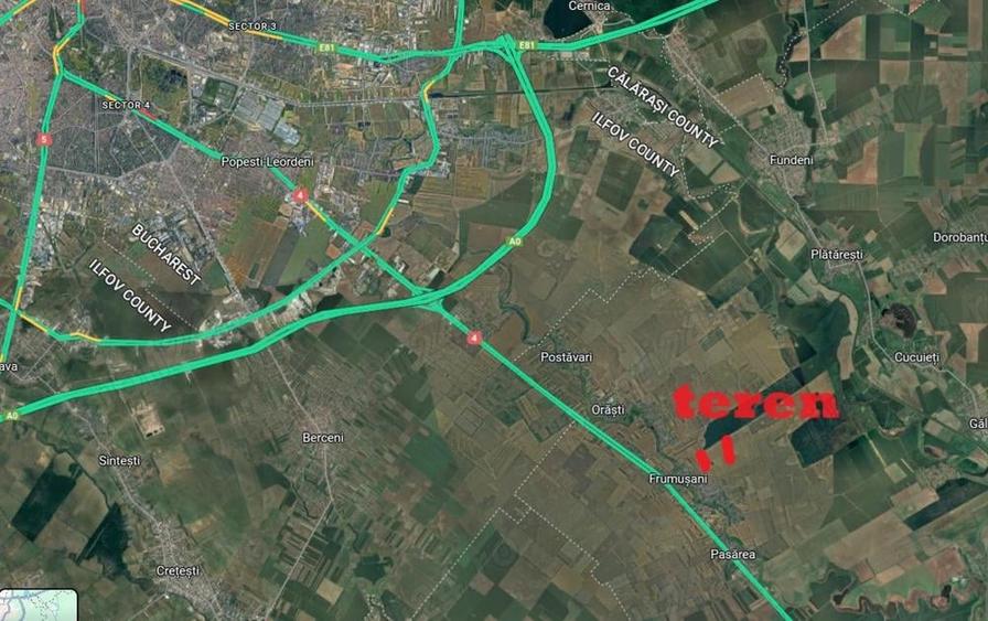Teren de 8643 mp, în Postăvari