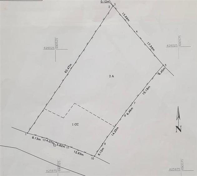 Teren Construcții intravilan de 1560 mp, în Miroslava