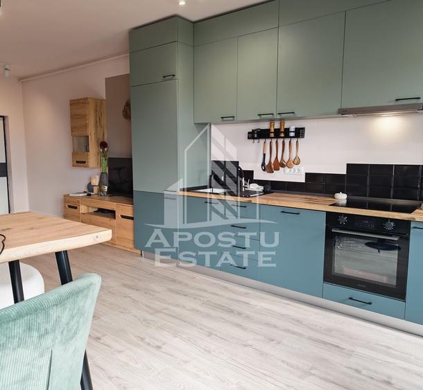 Apartament cu 2 camere semidecomandat, mobilat în Torontalului
