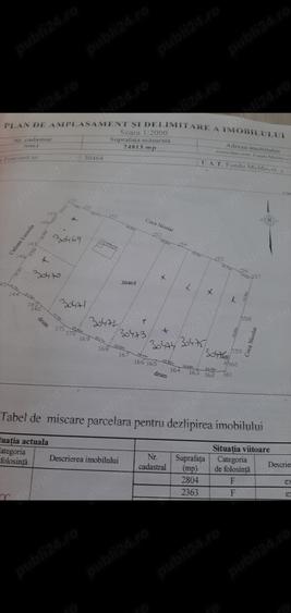 Teren de 16813 mp, în Exterior Vest