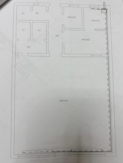 Spațiu comercial, de 105 mp, în Podu Roș