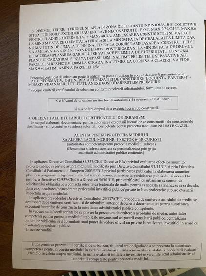 Teren de 500 mp, în Periș