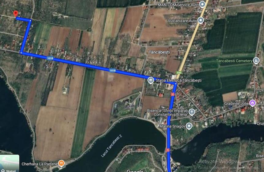 Teren Construcții intravilan de 1000 mp, în Tâncăbești