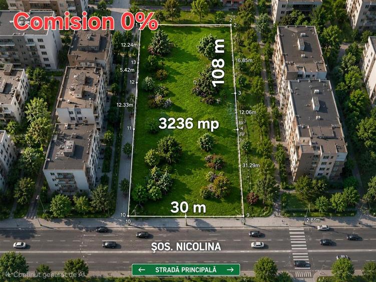 Teren Construcții intravilan de 3236 mp, în Cug