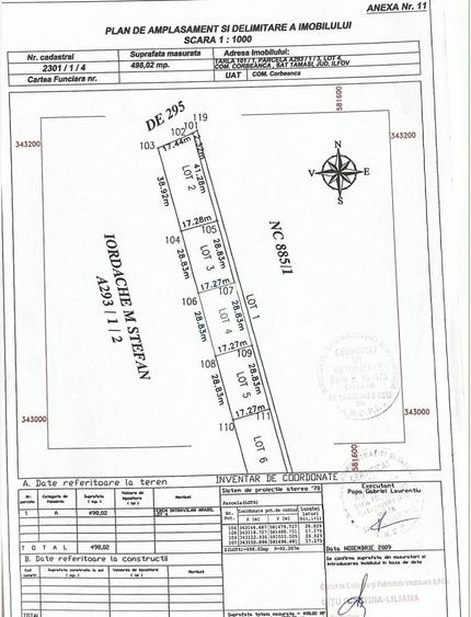 Teren Construcții intravilan de 498.01998901367 mp, în Tamași