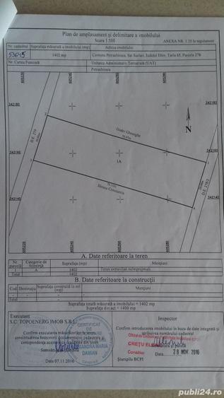 Teren de 1400 mp, în Surlari
