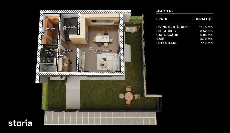 Duplex Floresti | Parc Poligon | zona de case | 120 mp utili + gradina - 10