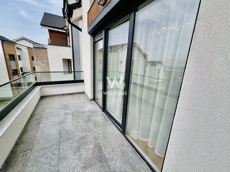 Penthouse cu 4 camere decomandat, mobilat în Exterior Vest