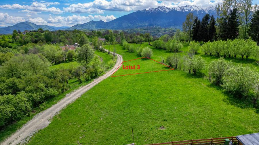 Teren Construcții intravilan de 500 mp, în Moieciu
