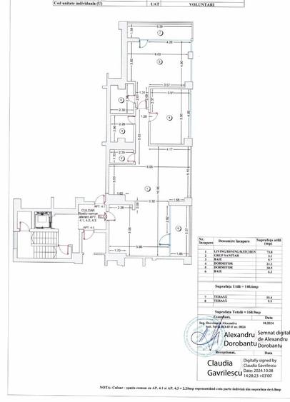 Apartament cu 3 camere semidecomandat în Iancu Nicolae