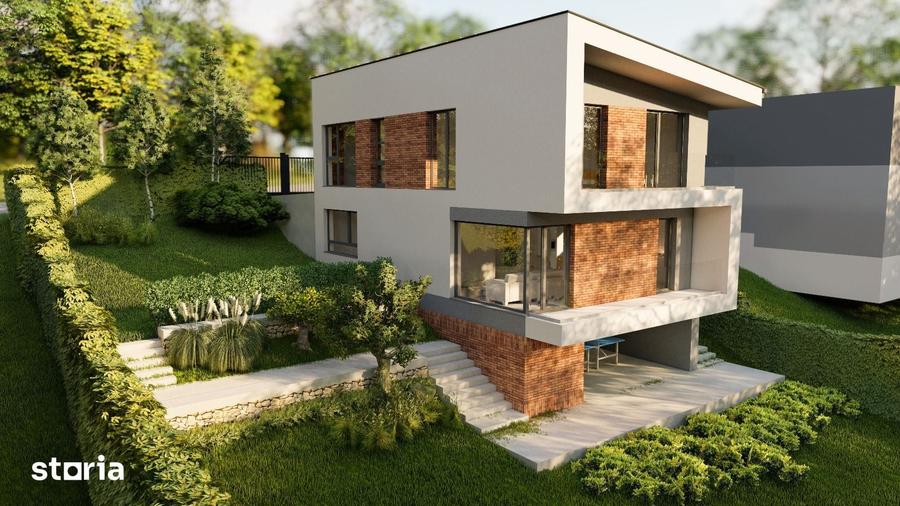 Casă cu 5 camere cu Teren 600 Mp în Baciu