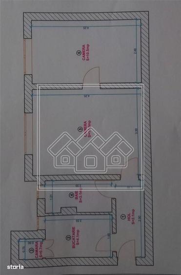 Apartament cu 2 camere în Vasile Aaron
