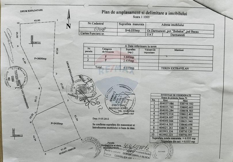 Teren Construcții intravilan de 65313 mp, în Est