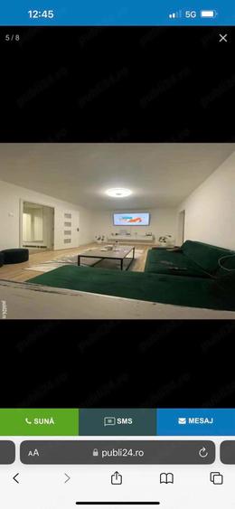 Apartament cu 3 camere semidecomandat în Central