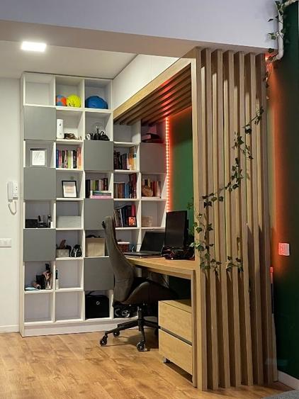 Apartament cu 2 camere semidecomandat, mobilat în Giurgiului