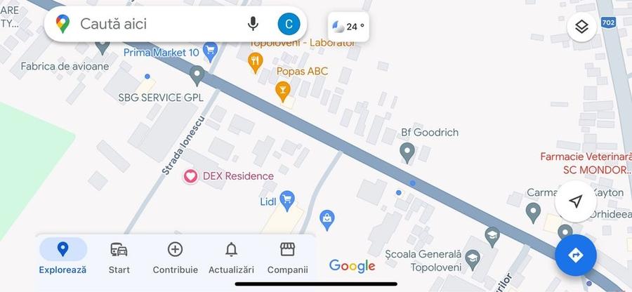 Apartament cu 3 camere semidecomandat în Central