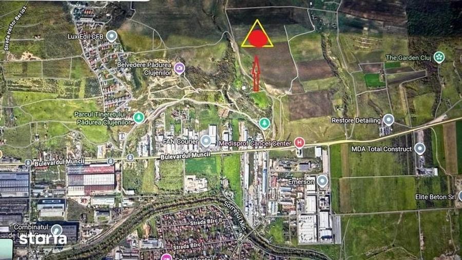 Teren 2 Parcele Teren langa B-dul Muncii - Cluj Napoca - 2