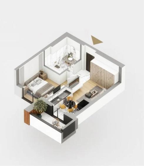 Apartament nedecomandat în Cățelu