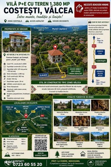 Casă cu 4 camere în Central