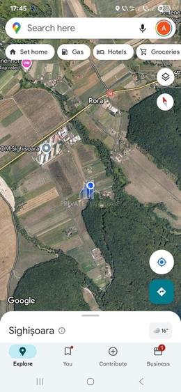 Teren agricol extravilan de 17234 mp, în Est