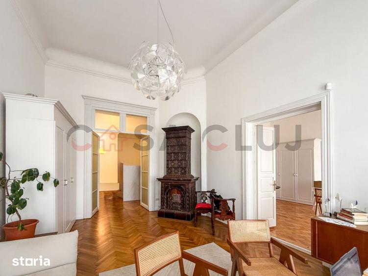 Apartament cu 4 camere, mobilat în Central