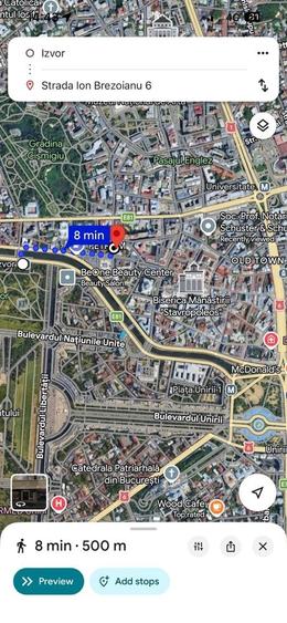 Garsonieră decomandată, mobilată în Brezoianu