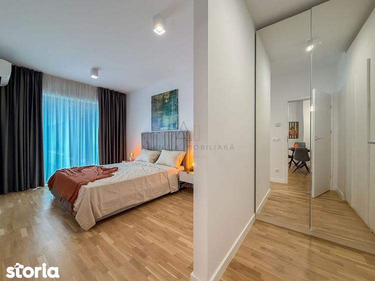 Apartament cu 2 camere semidecomandat, mobilat în Dămăroaia
