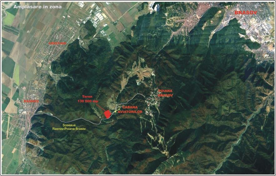 Teren Construcții intravilan de 130000 mp, în Poiana Brașov