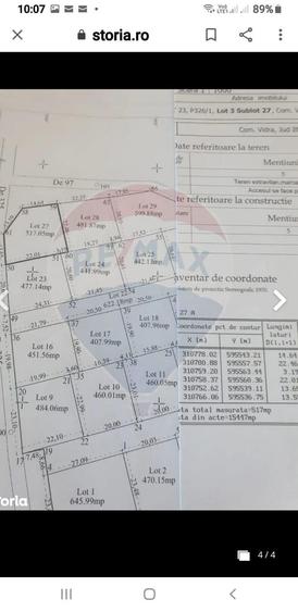 Teren de 1081 mp, în Vidra