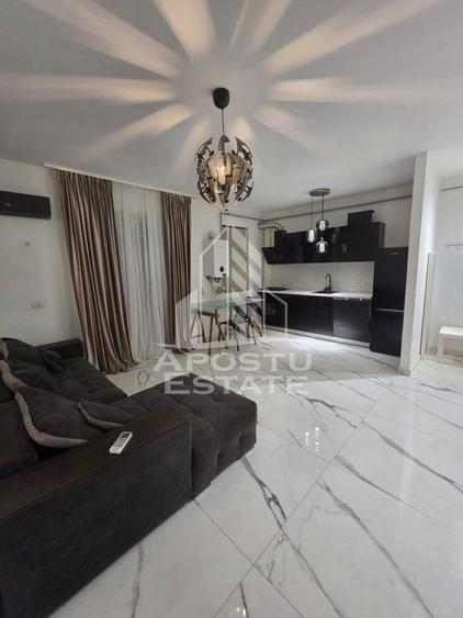 Apartament cu 2 camere semidecomandat, mobilat în Giroc