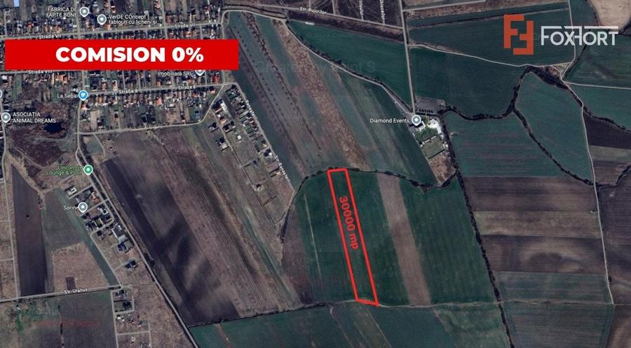 Teren Construcții extravilan de 30000 mp, în Săcălaz
