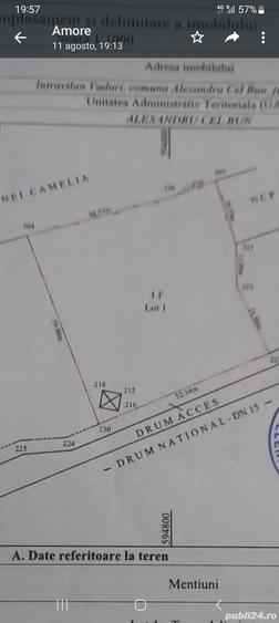 Teren de 3062 mp, în Alexandru cel Bun