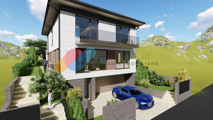 Casă individuală cu 4 camere cu Canalizare în Dâmbul Rotund