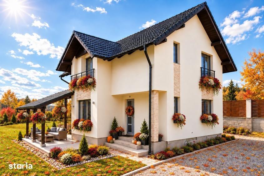 Casă cu 4 camere cu Teren 500 Mp în Sâncraiu de Mureș