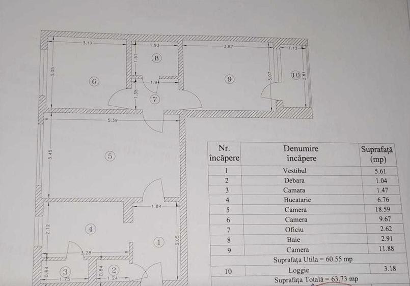 Apartament 3 camere in bloc reabilitat, Raul Doamnei, Drumul Taberei - 3