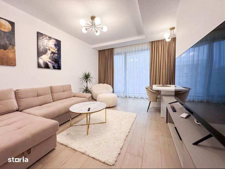 Apartament cu 2 camere, mobilat în Faleza Nord