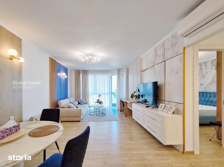 Apartament cu 2 camere semidecomandat în Tei