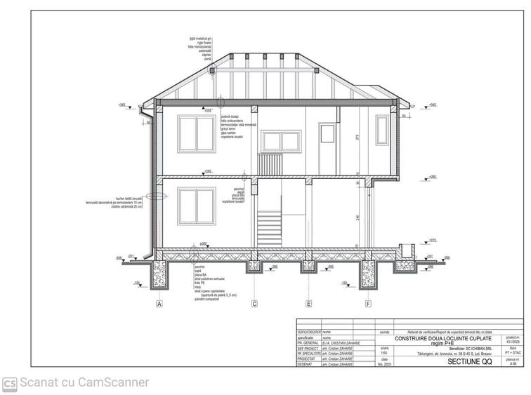 Duplex cu 4 camere cu Canalizare în Tărlungeni