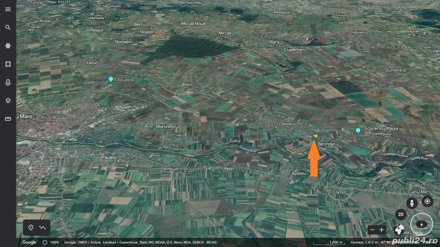 Teren de 5300 mp, în Odoreu