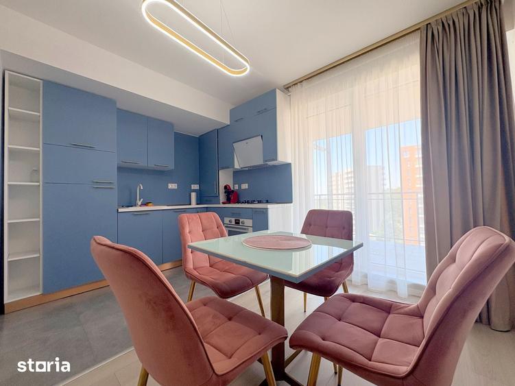 3 camere, mobilat si utilat, parcare inclusa - 550 euro - 1