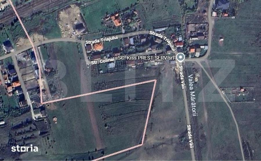 Teren de 1600 mp, în Apahida