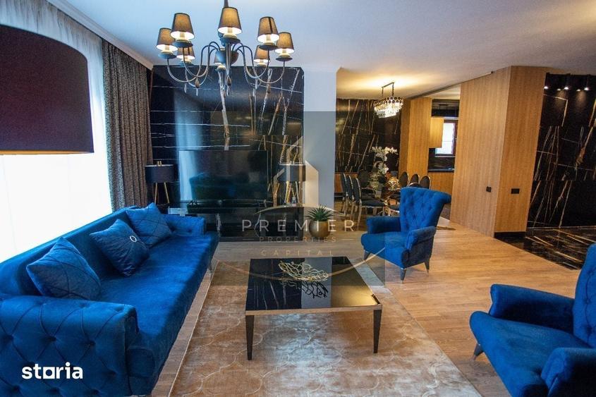 Apartament cu 4 camere decomandat, mobilat în Herăstrău