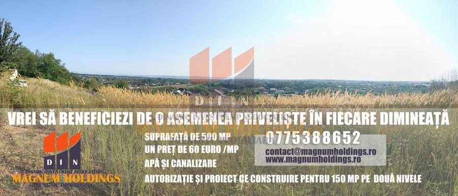 Teren Construcții intravilan de 500 mp, în Moșoaia