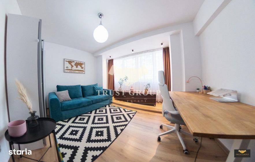 Apartament cu 3 camere semidecomandat, mobilat în Cișmigiu