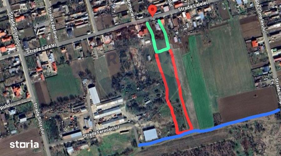 Teren de 4000 mp, în Fierbinți-Târg
