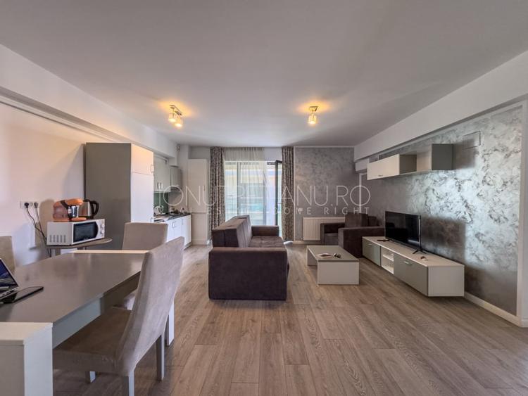 Apartament cu 2 camere semidecomandat, mobilat în Nord