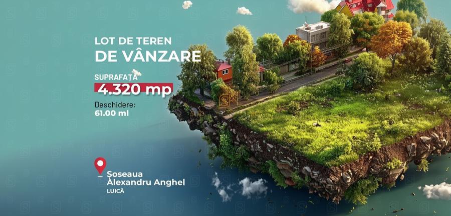 Teren Construcții intravilan de 4320 mp, în Giurgiului