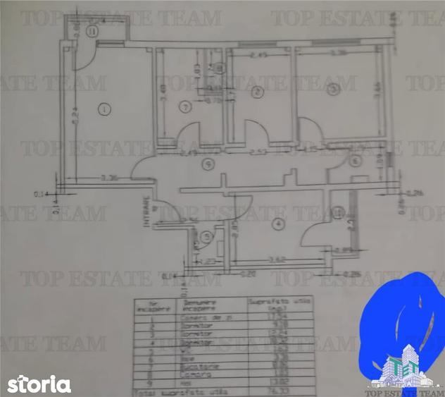 Apartament cu 4 camere decomandat în Viziru 1