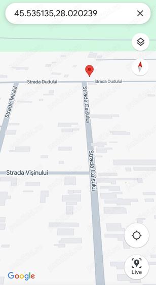 Teren de 2000 mp, în Vânători