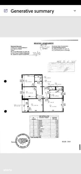 Apartament cu 4 camere decomandat în Berceni